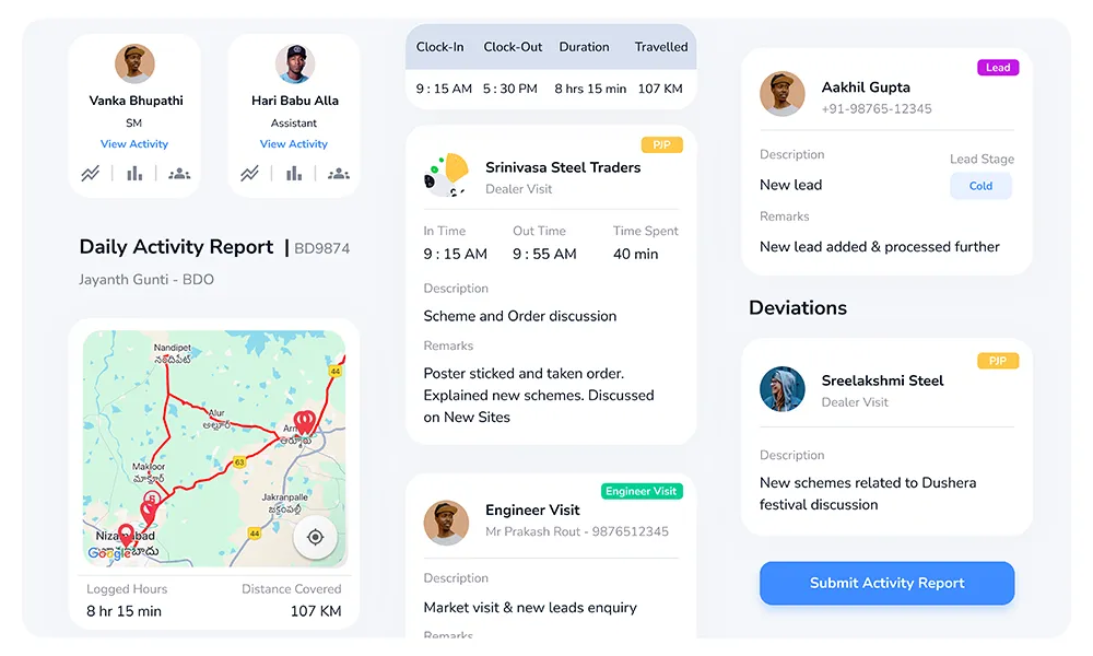 Field Tracking App - NxGn Suite